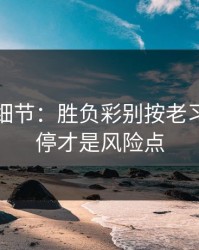 训练场细节：胜负彩别按老习惯：伤停才是风险点