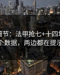 训练场细节：法甲抢七+十四场：同一个数据，两边都在提示