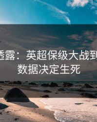 圈内人透露：英超保级大战到这一步，数据决定生死